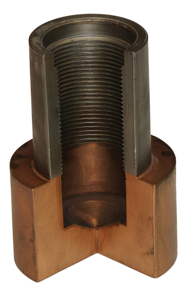 Kupfer und Stahl wie bei einem Druckgusskolben miteinander verbinden – Reibschweißen macht es möglich.