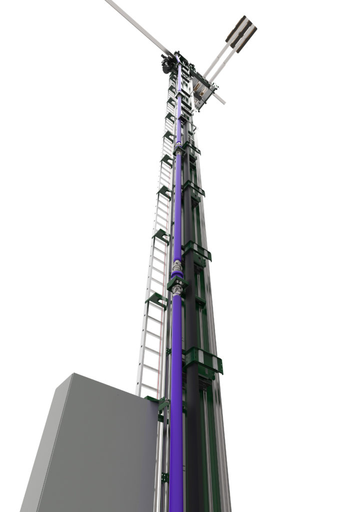 Auch bei hohen Gewichten schwingt der Mast nicht, sodass sich der Hubwagen schneller am angefahrenen Regalplatz positionieren lässt – auch in 40 Meter Höhe.