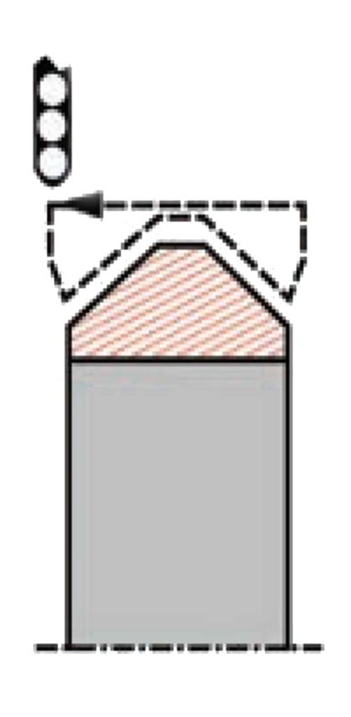DDSplus beim Abrichten einer keramischen cBN-Schleifscheibe