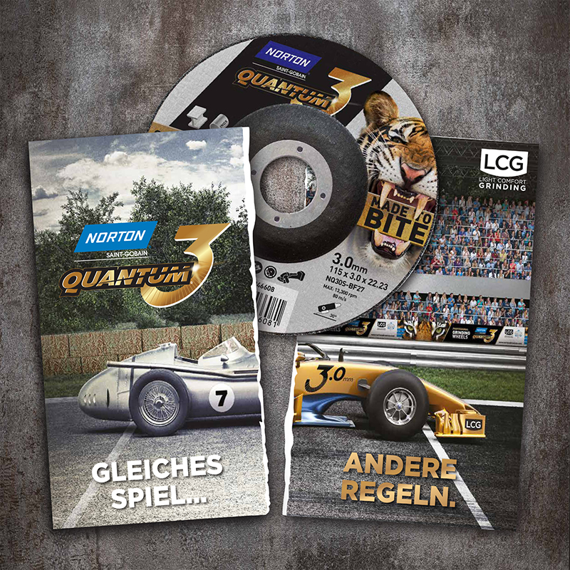 Light Comfort Grinding (LCG) heißt die neue Norton-Lösung, die insbesondere für „leichte“ Schleif- bzw. Schrupparbeiten auf Metall und vielen anderen Materialien mit akkubetriebenen Winkelschleifern zum Einsatz kommt.