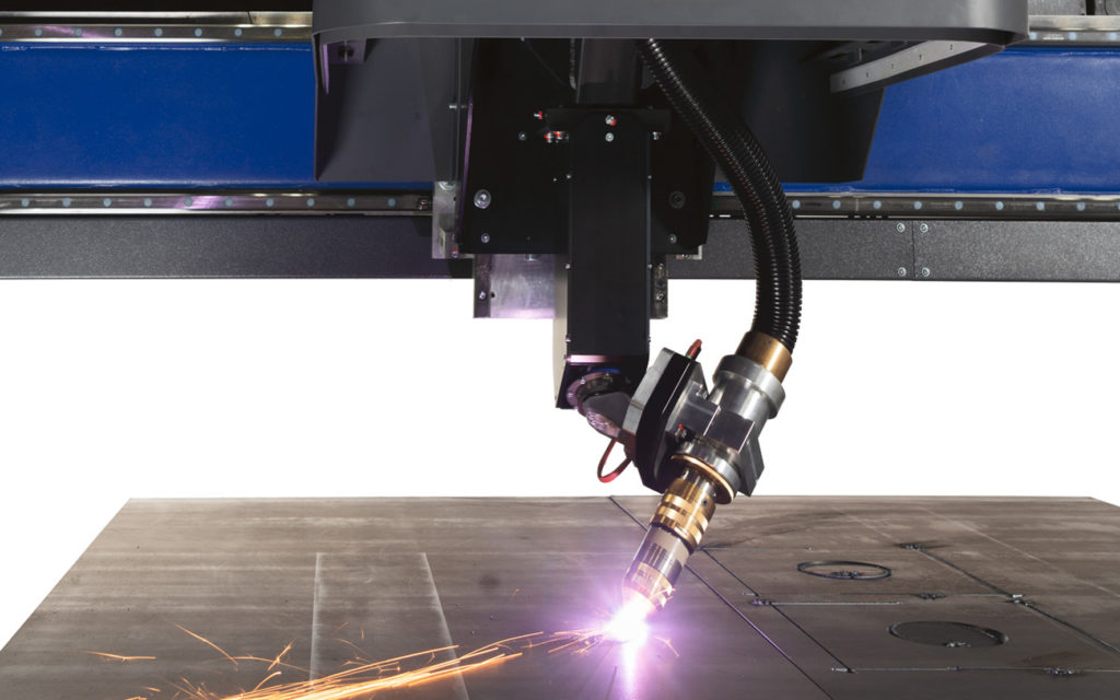 Das Plasmafasenaggregat Bevel-S, das speziell für den Einsatz mit der ELEMENT Plattform entwickelt wur-de, sorgt für hohe Flexibilität.