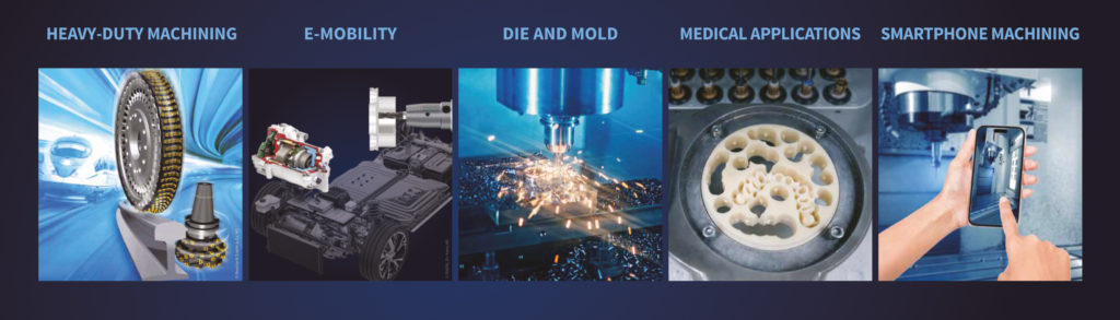 CemeCon zeigte auf der IMTEX 2023, wie sich Werkzeughersteller mit Diamant- und HiPIMS-Beschichtungen Zukunftsmärkte, wie zum Beispiel Schwerzerspanung, E-Mobilität, Werkzeug- und Formenbau, Medizintechnik und Smartphone-Bearbeitung, erschließen können.