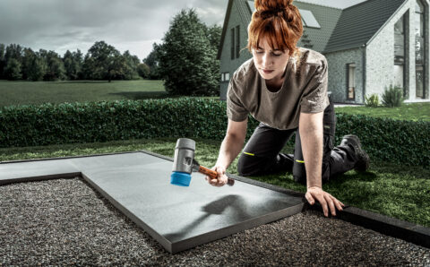 Bau ist Knochenarbeit – mit Schonhämmern von Halder geht’s leichter von der Hand