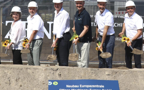 Spatenstich für neue Europazentrale von Citizen