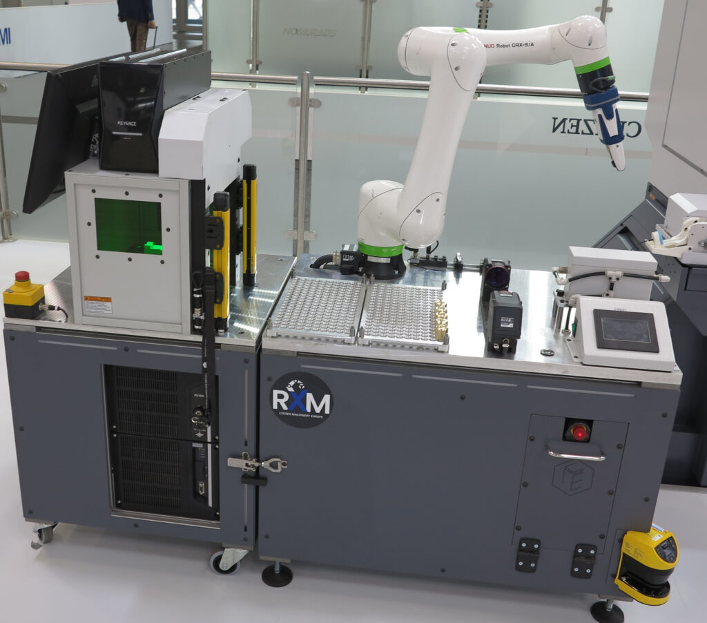 Der Citizen „RXM“ ist mobil, flexibel und erweiterbar (Laser, Palettierung, Messen) 