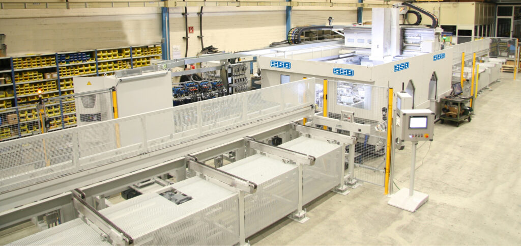 Kundenspezifische Anlagen „made in Germany“ von SSB Maschinenbau: von der Entwicklung über den Bau bis hin zu Service und Retrofit aus einer Hand.